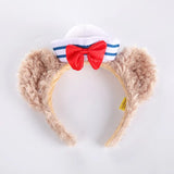 Mickey Minnie Ears Headband Cartoon Animal Plush EARS COSTUME Hallowmas Headband Cosplay Plush Gift Doll Girls Party Hair band