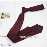 6cm Mens Business Tie Formal Plaid Jacquard Polyester Necktie Narrow Classic Corbata Neckwear Gravata Wedding