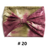 Tie Dye Headbands for Women Wide Turban Headwrap Knotted Vintage Hairbands Cotton Bandanas Bandage Headscarf Hair Accessories