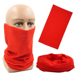 Outdoor Magic Bandana Solid Neon Color Cycling Hiking Scarves Headband Polyester Fashion Neck Cover Fishing Windproof Face Mask
