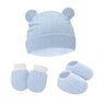 2-3pcs Spring and Autumn Baby Hat ear shape Bonnet Gloves Socks Set  Newborn Hats Fall Casual Photography Props Nightcap Fashion