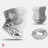 Ice Silk Sunscreen Mask For Men Women Outdoor Cycling Face Cover Solid Color Neck Wrap UV Protection Ear Bandana Scarf Summer