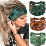 Bohemian Hair Bands in Europe and America, Dotted with Datura Flowers, Elastic and Sweat Absorbent, and Fashionable Headdrdresse