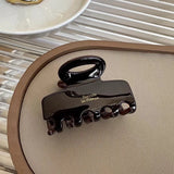 Acrylic Hair Jaw Clips Medium Hair Claw Clamps Spring Color Hair Grips Strong Hold Ponytail Holder Non Slip Hair Accessories