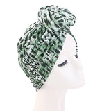 African Print Turban for Women New Fashion Pre-Made Top Knot Head Wraps Flower Stretch Hijab Ladies Party Wedding Headdress