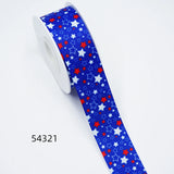 5 Yards Fourth Of July Printed Grosgrain Satin Ribbons For Bows DIY Craft Decoration Packaging Supplies. 54290