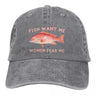 Fish Want Me Women Fear Me Classic Baseball Cap Men Hats Women Visor Protection Snapback Animal Caps