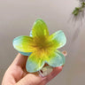 3 Inch Gradient Flower Hair Claw For Women Elegant Resin Floral Hair Clip Fresh Sweety Flower Gripper Girls Hair Accessories