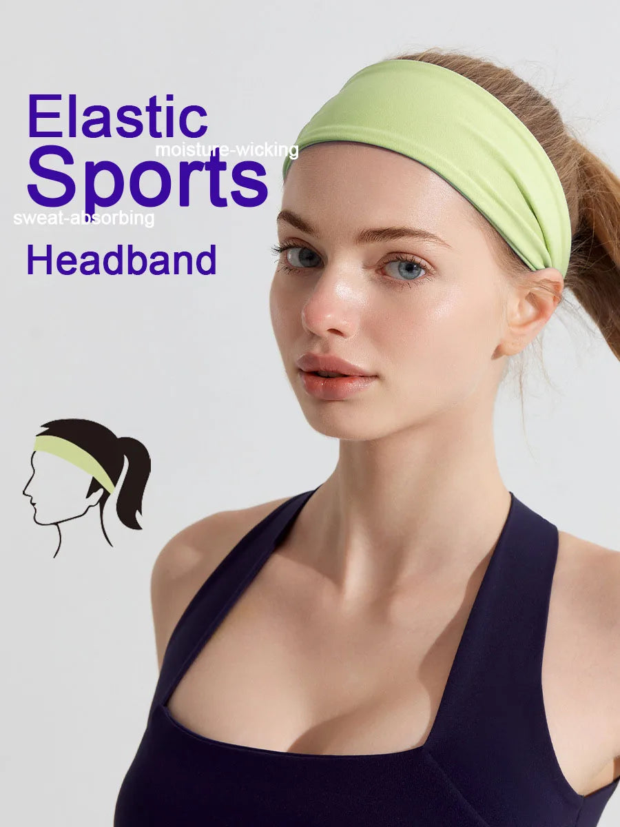 Women Elastic Hair Bands Yoga Hairband Sport Headband Cycling Exercise Headwrap Hair Accessories Fashion Wash Face Headbands