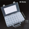 Clearance_1pc 32/40/42/48/56/64 Slots Plastic Storage Box, DIY Diamond Painting Beads Charms Jewelry Accessories Organizer Box_C