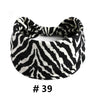 Leopard Print Headbands for Women Wide Boho Turban Head Wraps Cotton Knotted Elastic Hairbands Non Slip Workout Hair Accessories