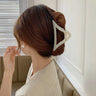 2023 New Fashion Metal Geometric Hair Claw Clip Trendy Hair Clips Hair Clamps Hairpins Party Hair Accessories For Women Headwear