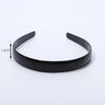 1 Piece Simple Women Headbands Fashion Head Band for Girls  Solid Black Color Casual Hair Accessories Plastic Headbans Wholesale