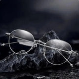 2024 Pure Titanium Frame Round Retro Fashion Men Women Eyeglasses Frame Anti-blue Light Glasses Designer Korean Glasses Frames