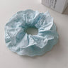 Lace Scrunchies for Women Elastic Hair Bands Ponytail Holders Tie Solid Color Hair Hoop Scrunchy Rubber Bands Women Hair Ring