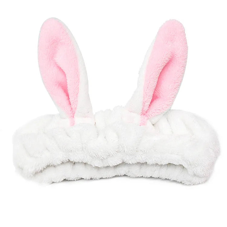 Headband For Washing Wash Face Rabbit makeup Hairbands Girls Elastic Holder Hair Strap Bands Ears Turban Hair Accessories