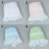 20CM Doll Hat Cute Lace Princess Miniature Hat Nightcap Soft Bonnet Cap For Idol Dolls Accessories Photography Props Kids Toys