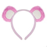 Lovely Plush Bear Ear Headband for Women Girl Birthday Party Gathering Headpiece School Event Accessory Stage Hairhoop