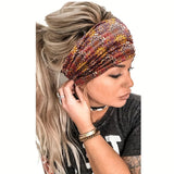 Bohemian Hair Bands in Europe and America, Dotted with Datura Flowers, Elastic and Sweat Absorbent, and Fashionable Headdrdresse