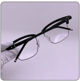 Men Square Business Titanium Acetate Glasses Frame Fashion Brand Designer Ultra-light Eyeglasses TB711 Sun Sunglasses Glasses