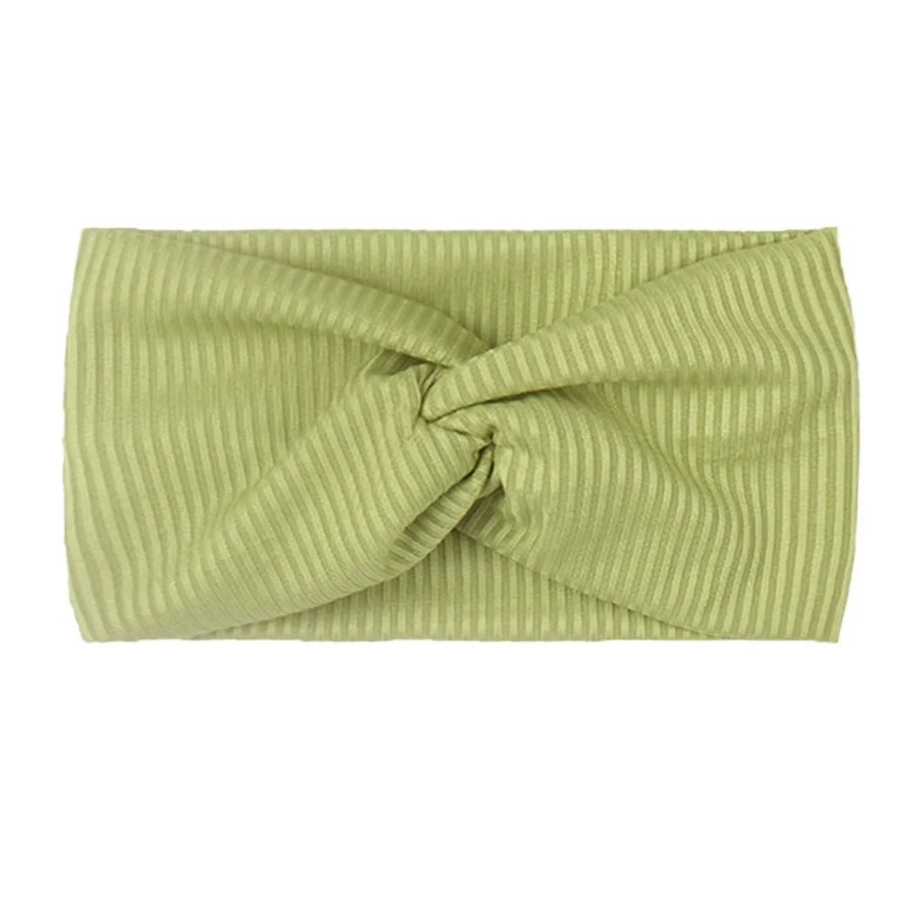 1PC Children's Headbands, Ribbed Crossed Wide Band Stretchy Headbands, Hair Hoops, Baby Hair Accessories, Baby Headbands