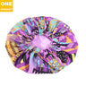 2020 New No. plus-Sized African Printing round Cap Double-Layer Satin Lining Wide Edge Nightcap Chemotherapy Hat