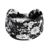 Boho Headbands For Women Fashion Stretch Wide Hair Bands Knoted Turban Yoga Sweatband Elastic Head Bands Stylish Wrap Headbands