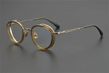 Exquisite Titanium Handmade Glasses Frame Mens Women Retro Square Spectacle Frames Eyeglasses Japanese Design Oval Round Eyewear