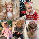 10Pcs/Set New Cute Solid Ribbon Bowknot Hair Clips for Baby Girls Handmade Bows Hairpin Barrettes Headwear Kids Hair Accessories