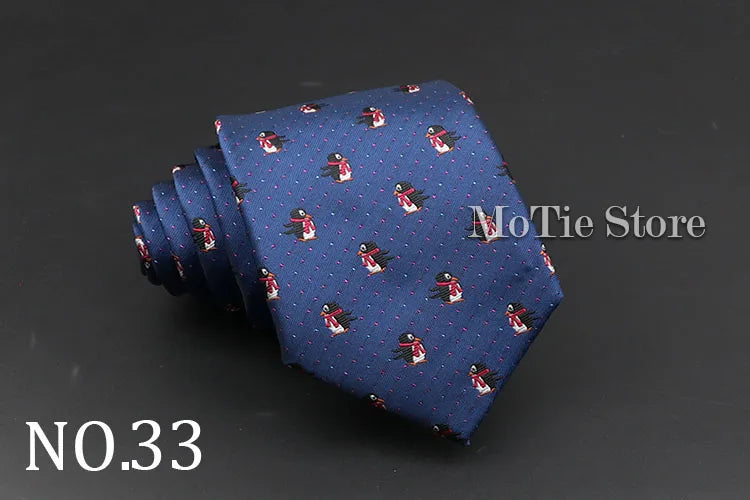 Cute Cartoon Pattern Animal Floral Printed Tie For Men Narrow Slim NeckTie Wedding Red Navy Party Ties Cravat Accessories Gifts