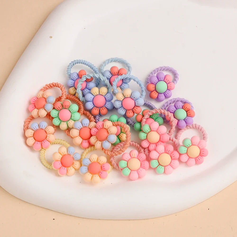 Baby Girls Small Tie Head Rope Children's Rubber Band Does Not Hurt Hair Elastic Hair Bands Kids Hair Chirp Scrunchies Headdress