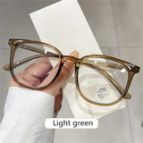 Transparent Anti-blue Light Glasses Oval Frame Computer Glasses Women Men Eyewear Blocking Glasses Optical Spectacle Eyeglases