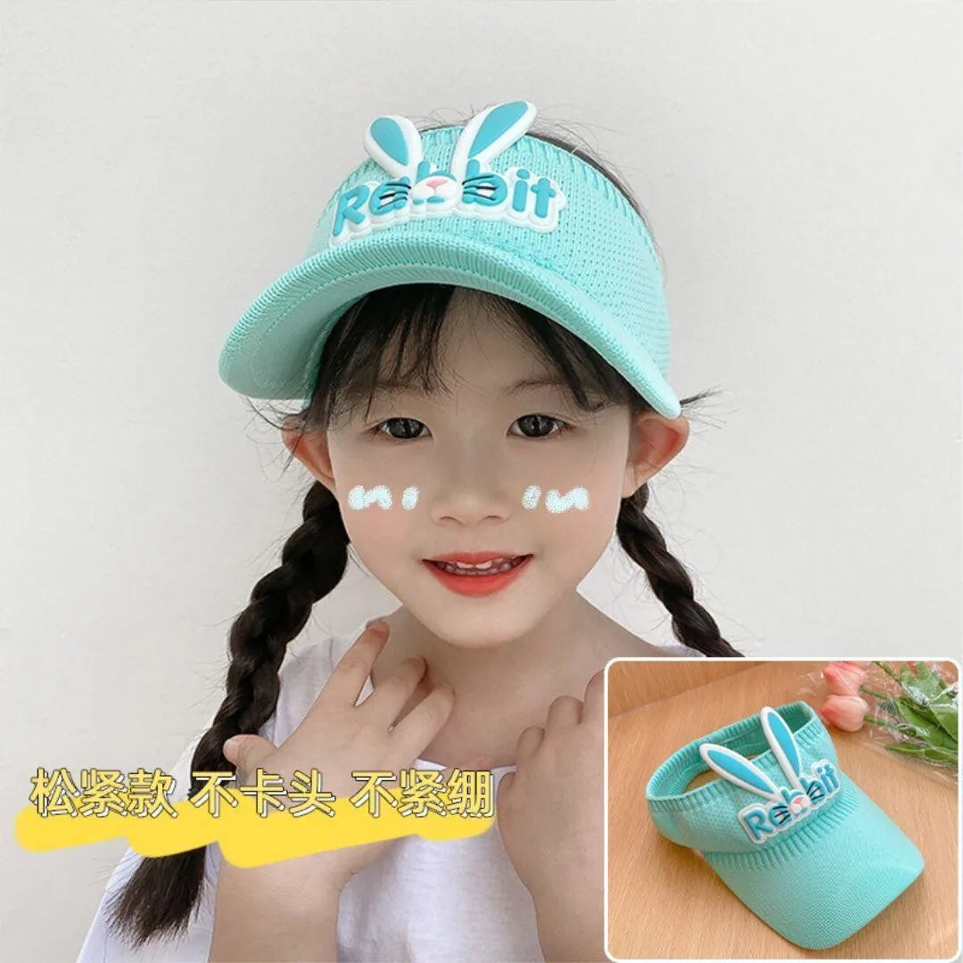 Sport Empty Top Cap Sun Hats for Baby Girls Boys Visor Hat Adjustable Outdoor Cap