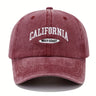 1PC Embroidered Baseball Cap On The West Coast Of California Vintage Style Pointed Hat Lightweight Hat Sun Resistant Sport Hat