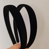 2pc European and American Red Black Velvet Headband Women Girls Hair Bands Elegant Hairband for Holiday Party Hair Accessories