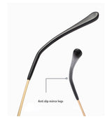 Light Pure Titanium Frames Retro Polygon Spectacle Pilot Ultra Double Bridge Customized Optical Prescription Eyeglasses Man