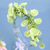 Fashion Flowers Handmade Headbands For Bride Women Leaves Hairbands Wreath Wedding Hair Accessories