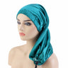 Unisex Elastic Bonnet Long Hair Sock Dreadlock Braids Cap Sleep Hats Head Wrap Turban Night Cap Hair Care Nightcap for Women Men