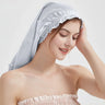 Natural Silk Long Turban Thick Hair Bonnet Night Cap Turban For Sleeping Curly Hair Silk Bonnet For Sleep Elastic Silk Hair Wrap