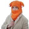 Winter Cartoon Knitting Hat Cute Animal Ear Cosplay Hat Outdoor Sport Hat Woolen Caps Windproof Headwear Balaclava Photo Props