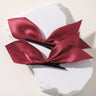 2pcs Black White Ribbon Hair Bows Clips Vintage Bowknot Side Hairpin Cute Girls Barrettes Headdress Hair Accessories for Women
