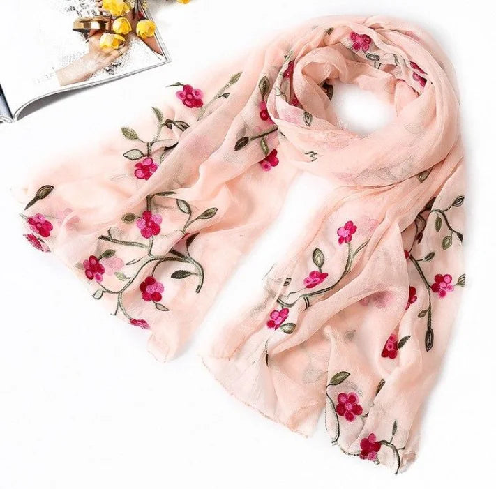 YLWHJJ brand scarf for women spring summer silk scarves shawls and wraps lady pashmina beach stoles hijab foulard