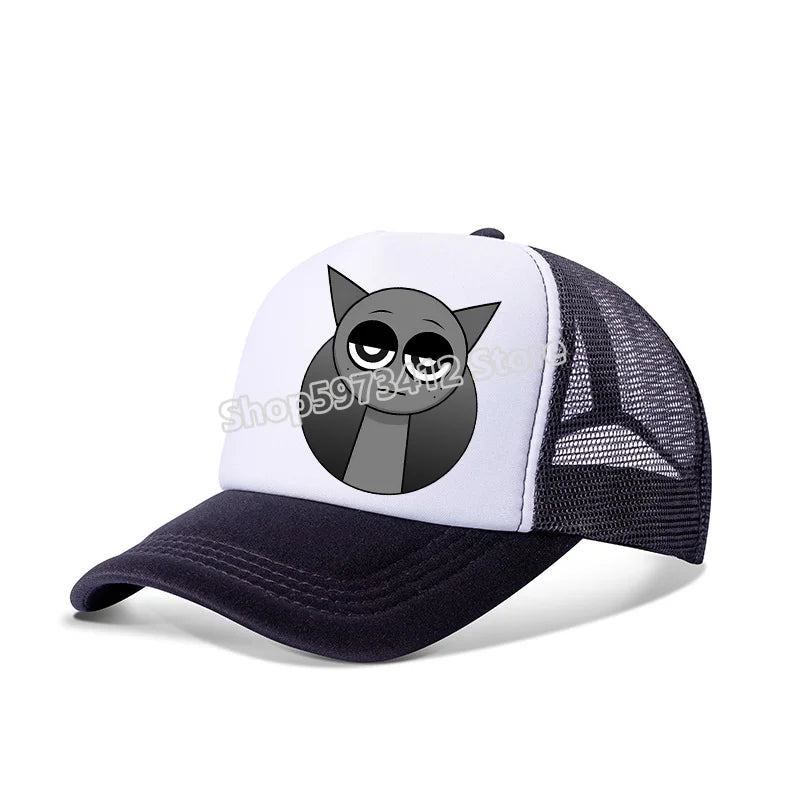 Sprunki Kids Baseball Caps Boys Casuals Hat Game Incredibox Children Sports Sun Hat Adjustable Peaked Cap Bonnet Birthday Gifts