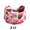 Leopard Print Headbands for Women Wide Boho Turban Head Wraps Cotton Knotted Elastic Hairbands Non Slip Workout Hair Accessories