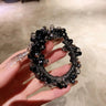 Crystal Beads Hair Ties Hair Scrunchies Hair Elastics Pearl Ponytail Holders Hair Wrist Ties Bands Scrunchies Hair Accessories