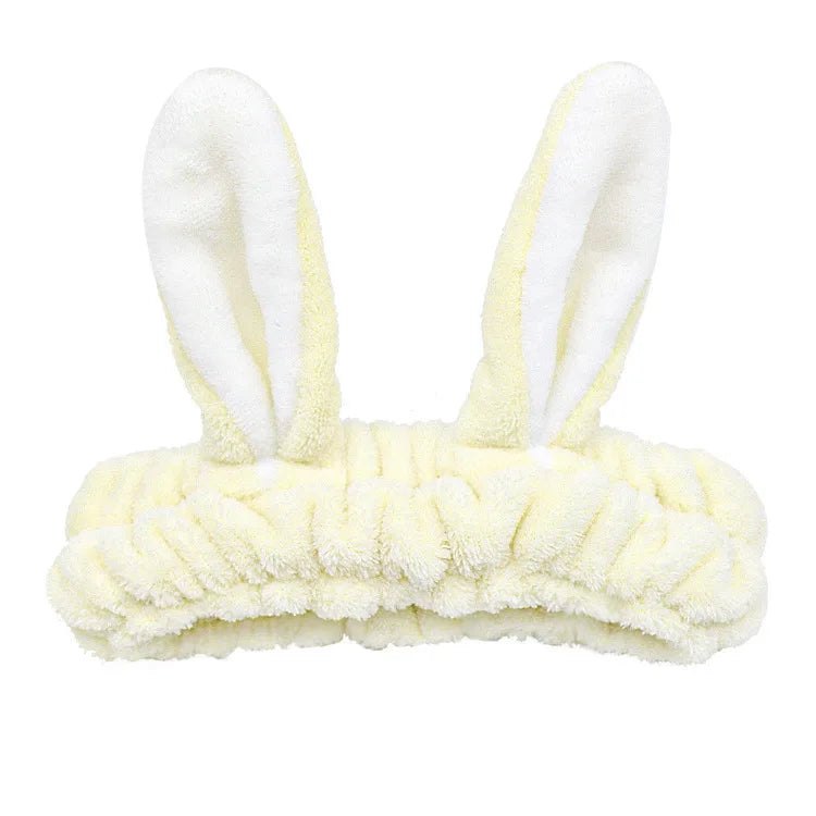 Headband For Washing Wash Face Rabbit makeup Hairbands Girls Elastic Holder Hair Strap Bands Ears Turban Hair Accessories