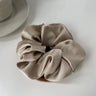 Korean Woman Elegant Satin Elastics Hair Band Solid Color Scrunchies Hair Ties Ladies Ponytail Holder Girls Hair Accessories