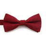 High Quality Mens Solid Color Bowtie Set For Men Children Wedding Party Dinner Accessory Pink Orange Father-son Bow Tie Gift
