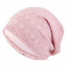 Women Men Sleeping Hat Baggy Beanie Satin Lined Night Unisex Sleep Cap Hair Care Bonnet Hair Loss Nightcap Pullover Hat Headwear