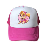 Paw Patrol Skye Kids Baseball Cap Marshall Rubble Girl Peak Cap Cartoon Boy Chase Rocky Mesh Cap Parent-child Summer Sunhat Gift